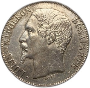 Francia, 5 franchi, 1852 A