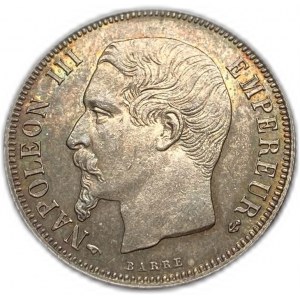 Francia, 1 franco, 1859 A