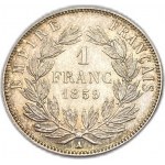 Francja, 1 frank, 1859 A