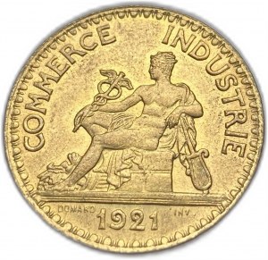 Francúzsko, 2 franky, 1921