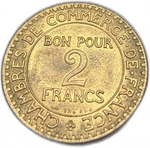 France, 2 Francs, 1921