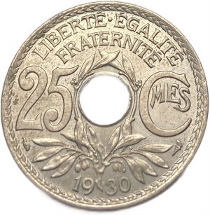 France, 25 Centimes, 1930