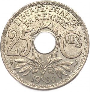 Francúzsko, 25 centov, 1930
