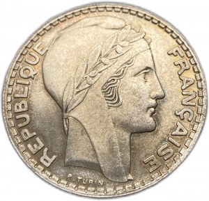 Francja, 20 franków, 1933 r.