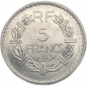 Francja, 5 franków, 1949