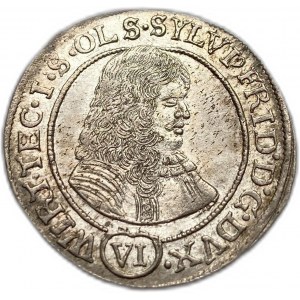 Německo, 6 Kreuzer, 1674 SP