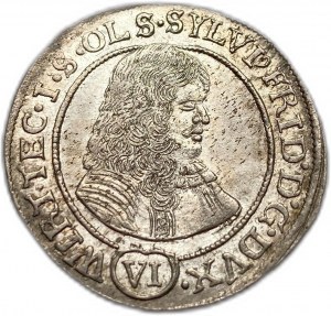 Allemagne, 6 Kreuzer, 1674 SP