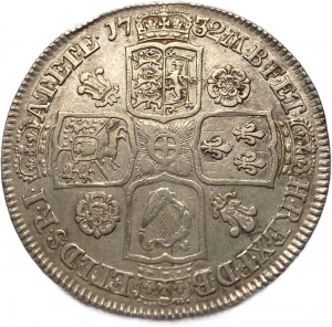 Great Britain, 1/2 Crown, 1732