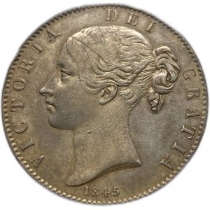 Great Britain, 1 Crown, 1845