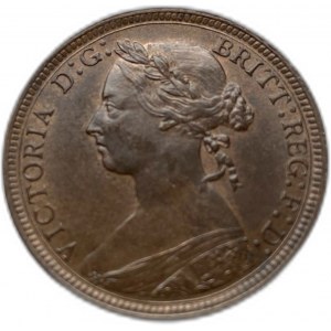 Veľká Británia, 1/2 penny, 1886