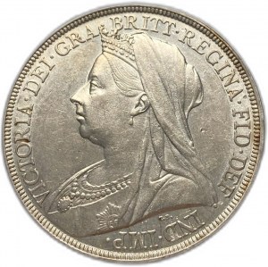 Veľká Británia, 1 koruna, 1896