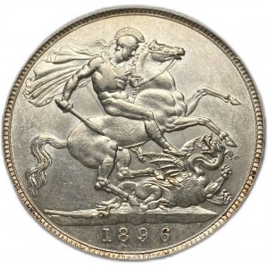 Great Britain, 1 Crown, 1896