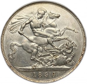 Great Britain, 1 Crown, 1896