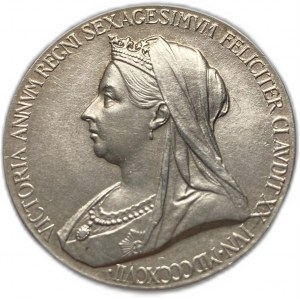 Velká Británie, medaile k Viktoriinu diamantovému jubileu, 1897