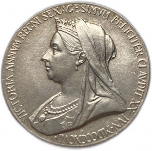 Velká Británie, medaile k Viktoriinu diamantovému jubileu, 1897