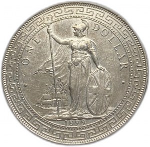 Velká Británie, obchodní dolar, 1899 B