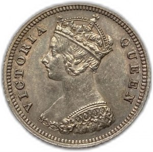 Hongkong, 10 centów, 1883 r.