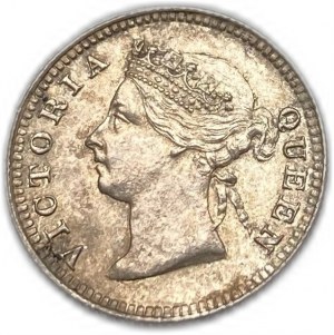 Hongkong, 5 centů, 1898