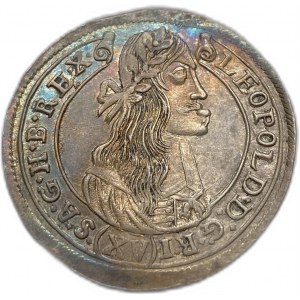 Hungary, 15 Kreuzer, 1677 KB