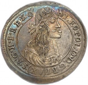 Ungheria, 15 Kreuzer, 1677 KB