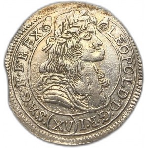Maďarsko, 15 Kreuzer, 1678 KB
