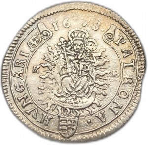 Hungary, 15 Kreuzer, 1678 KB