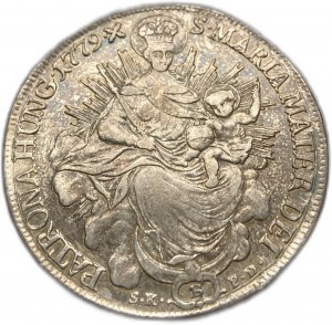 Maďarsko, 1 Thaler 1779 B,Maria Theresia S.K-P.D