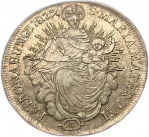 Hungary, 1/2 Thaler, 1782 B