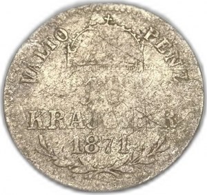 Ungheria, 10 Kreuzer/Krajczar, 1871 GYF