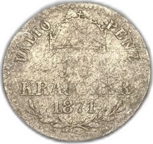 Węgry, 10 Kreuzer/Krajczar, 1871 GYF