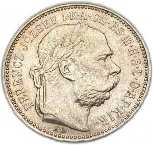 Hungary, 1 Korona, 1895