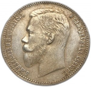 Russland,Rubel 1901 ФЗ,Nikolaus II Münzstätte, Glanzreste