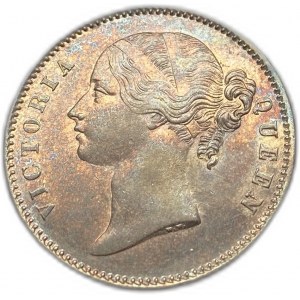 India, 1 rupia, 1840