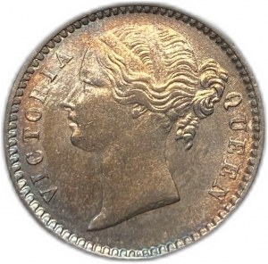 India, 1/4 di rupia, 1840