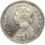 Inde, 1/4 Roupie, 1862 UNC Plein éclat Monnaie