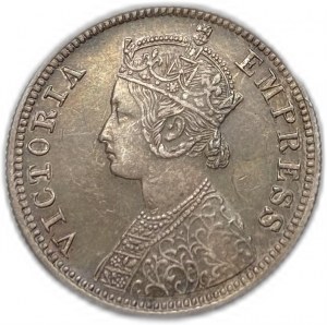 India, 1/4 rupie, 1882 B