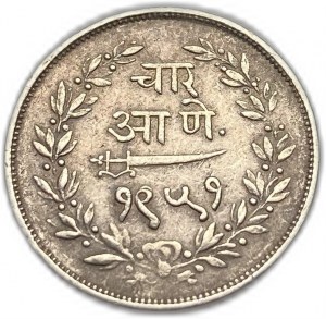 Inde, 4 Annas, 1894 (1951)