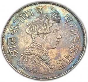 India, 1 rupia, 1895 (1952)