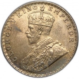 India, 1 rupia, 1917 B