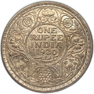 India, 1 Rupee, 1920B