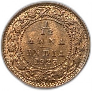 India, 1/12 Anna, 1923 B