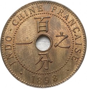 Indochine française, 1 cent, 1898 A