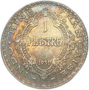 Francuskie Indochiny, 1 piastr, 1931 r.