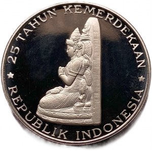 Indonésie, 250 rupií, 1970