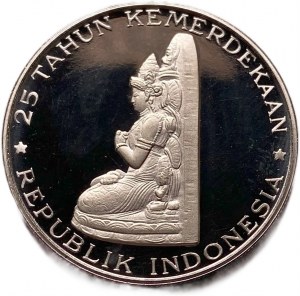 Indonésie, 250 Rupiah, 1970
