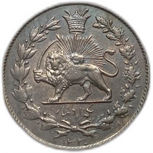 Iran, 1000 dinarów, 1912 (1330)