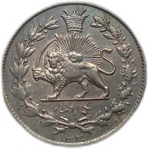 Irán, 1000 dinárov, 1912 (1330)
