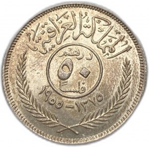 Irák, 50 Fils, 1955