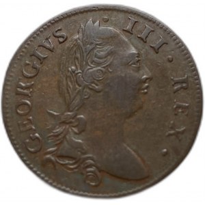 Ireland, 1/2 Penny, 1782