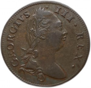 Irland, 1/2 Penny, 1782